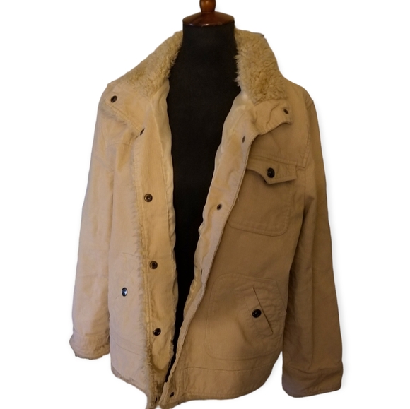 Vintage super boho fairycore raw edge fringed corduroy light jacket sz 1X - Picture 6 of 11